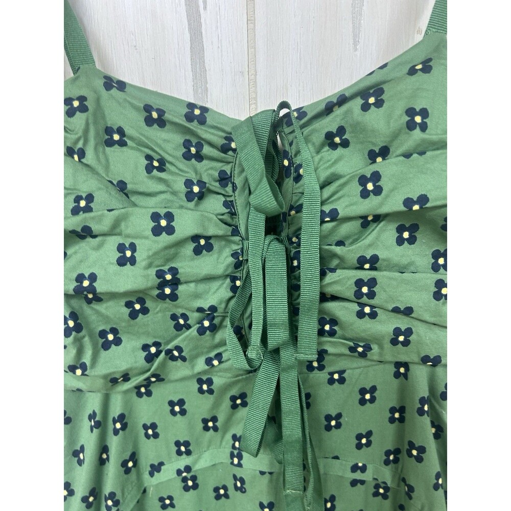 FREE PEOPLE Palma Printed Midi Dress in Green Combo size XS - Picture 3 of 6